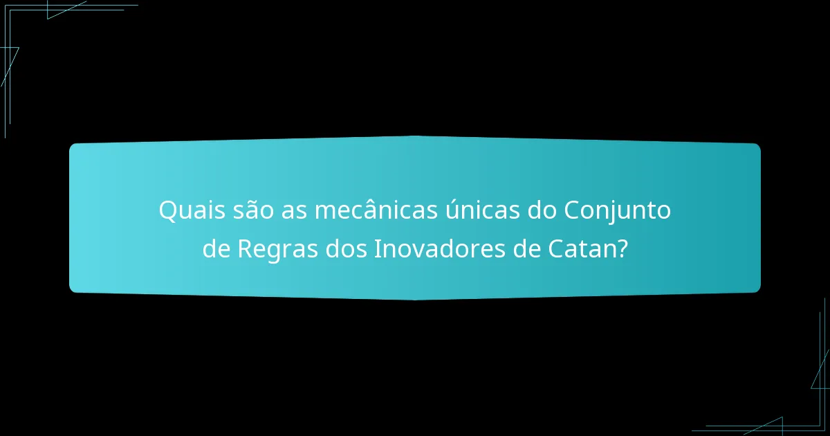 Como o Conjunto de Regras dos Inovadores se compara a outras expansões de Catan?